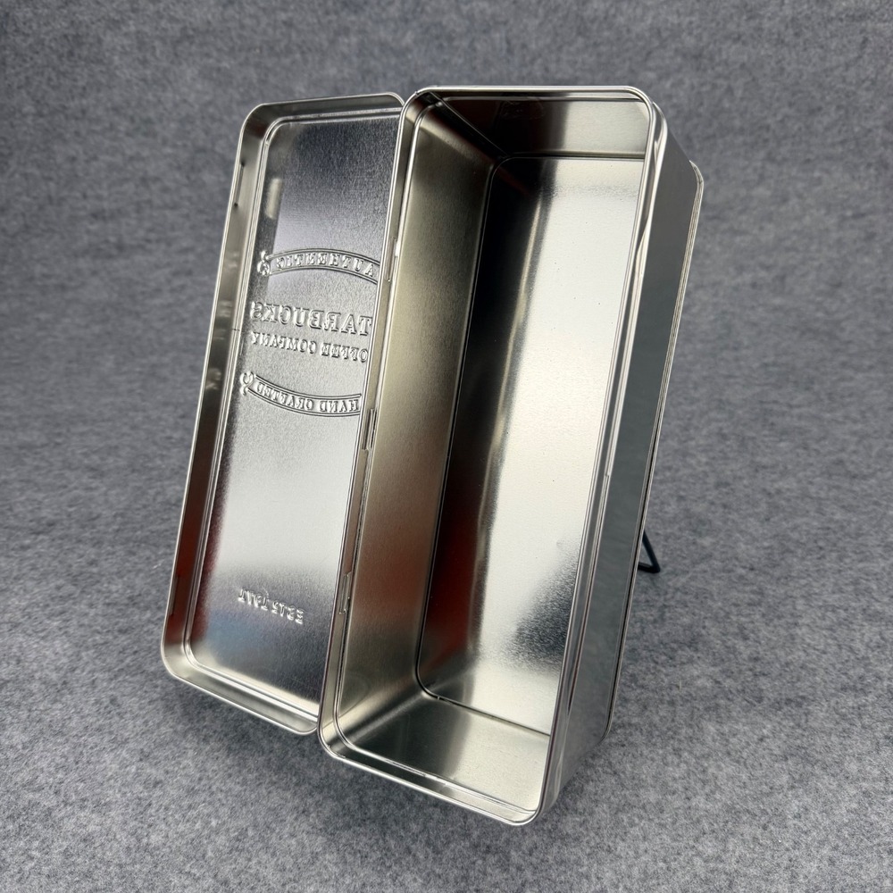 Starbucks Authentic Hand Crafted Coffee Company Metal Coffee Storage Tin Silver - Picture 2 of 6